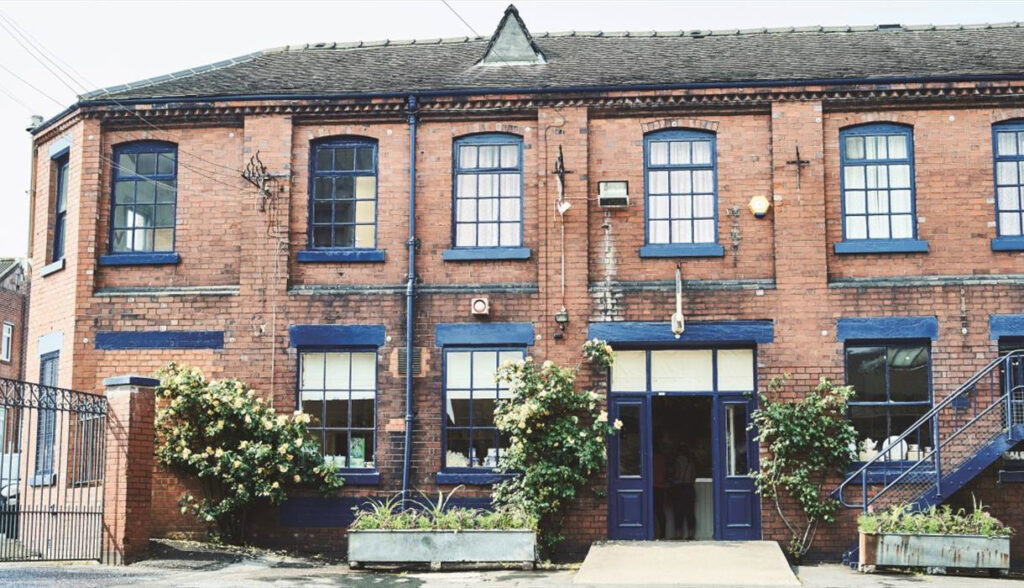 An exterior image of the Emma Bridgewater Factory and Decorating Studio