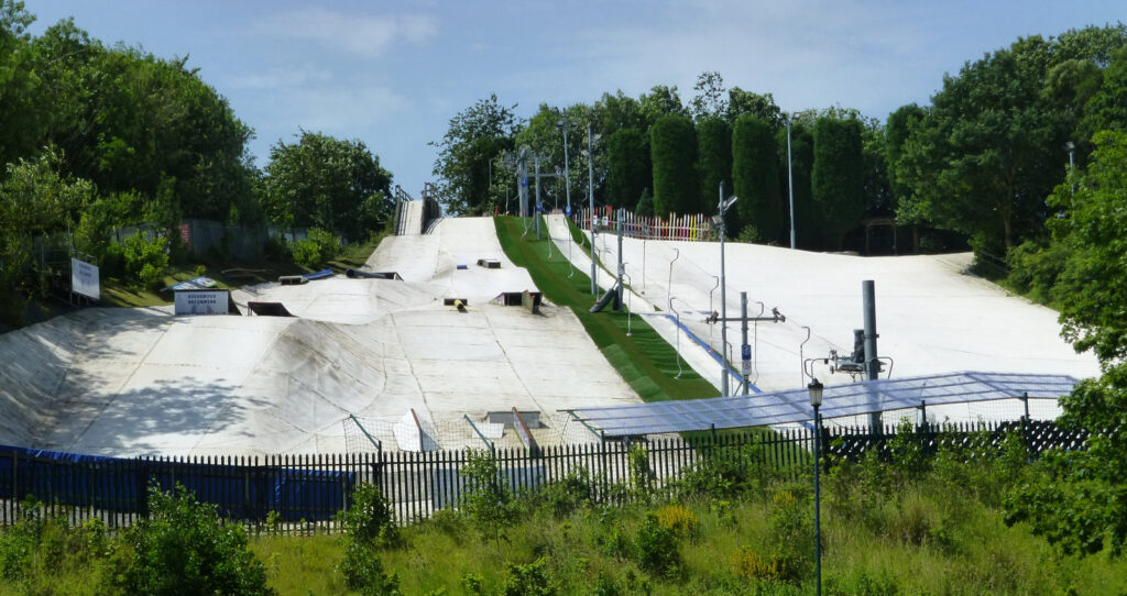 The slopes at Ski Kidsgrove