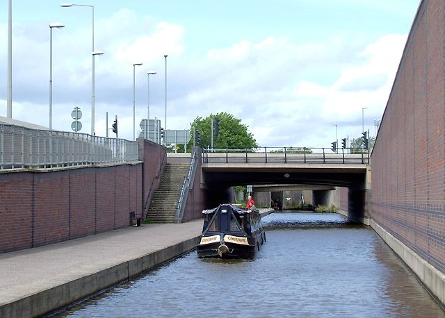 An image of a narrowboat on Trent and Mersey Canal