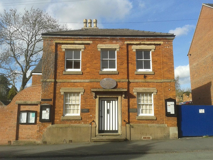 An image of the outside of Tutbury Museum
